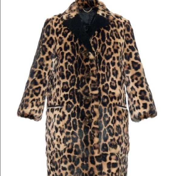 burberry leopard coat